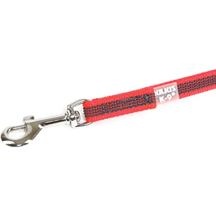 JULIUS K-9 IDC Color & Gray gumierte Leine, 14 mm x 1 m, rot-grau, stark und widerstandsfähig, ideal für Sport und Training – Bild 3