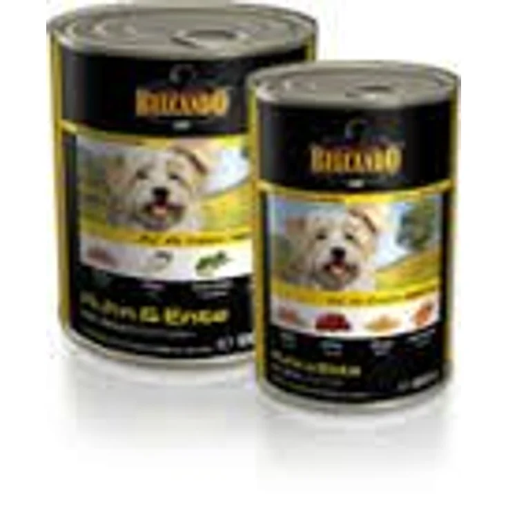 Belcando Feuchtnahrung Huhn und Ente mit Hirse und Karotten, 12x400g, naturbelassenes Hunde-Nassfutter ohne Konservierungsmittel – Bild 2