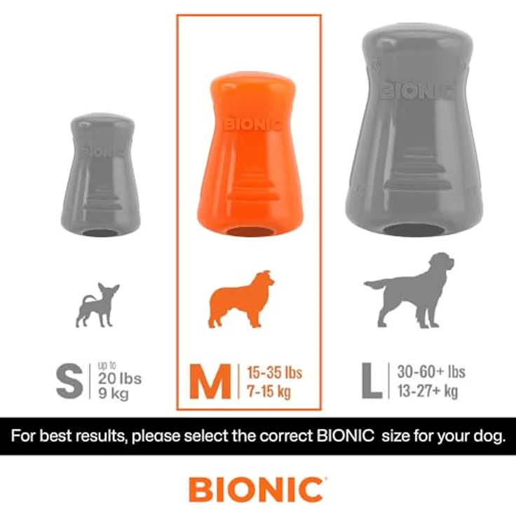 BIONIC Treat Shaker, Hundespielzeug aus robustem Gummi, medium – Bild 9