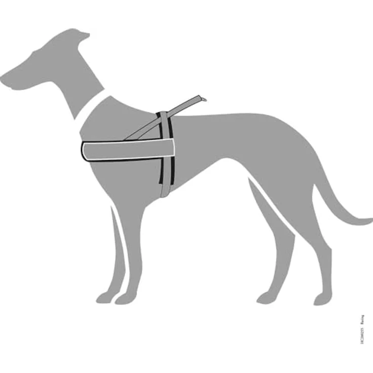 Hunter Harnas Norweger Racing Nylon Rood / Zwart Hundegeschirr und Leine – Bild 6