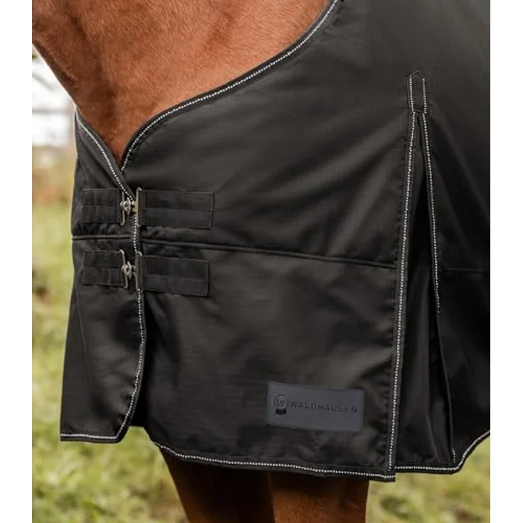 WALDHAUSEN Outdoordecke Nordic Light, atmungsaktiv und wasserdicht, schwarz, 135 cm – Bild 5