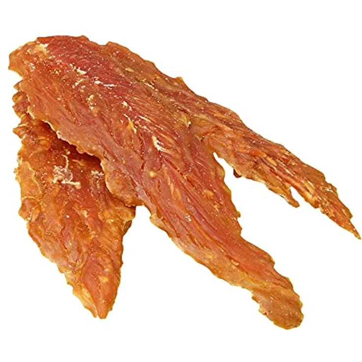 Antos Dörrfleisch für Hunde, 400 g Hühnerbrustfilets pur, knackig, fettarm, 10-15 cm lange Stücke – Bild 3