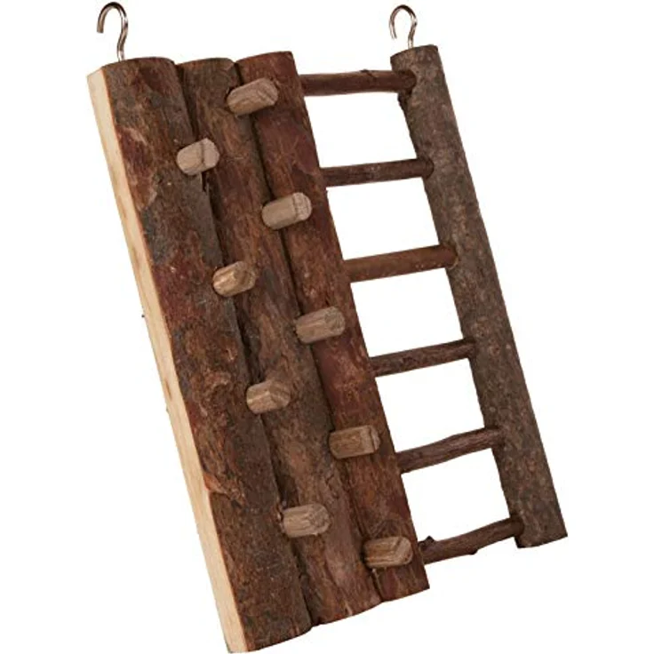 TRIXIE Kletterwand für Kleinnager - Naturholz, gesunde Bewegung, 16 x 20 cm – Bild 2
