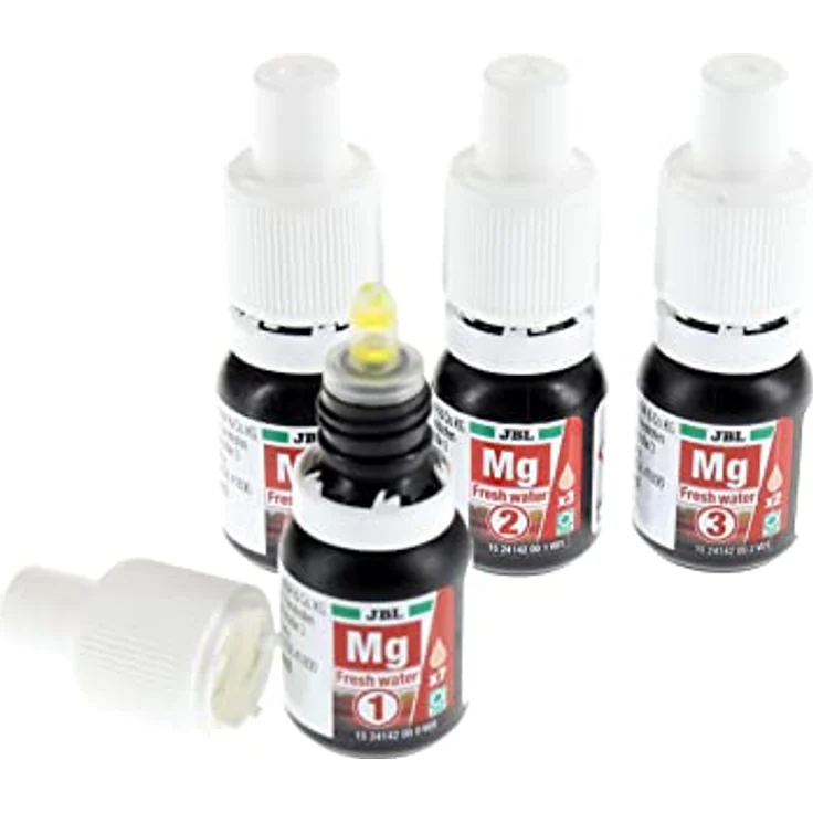 JBL ProAquaTest Mg, Aquarium-Wassertest für Magnesium, Labor-Komparatorsystem für ca. 60 Messungen, inkl. Glasküvetten und Reagenzien – Bild 4