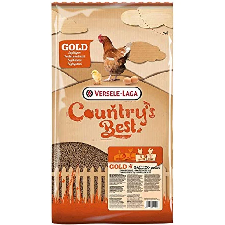 Versele-Laga Country's Best Gold 4 Gallico, Pelletlegkorrel für Legehennen, 5 KG – Bild 1