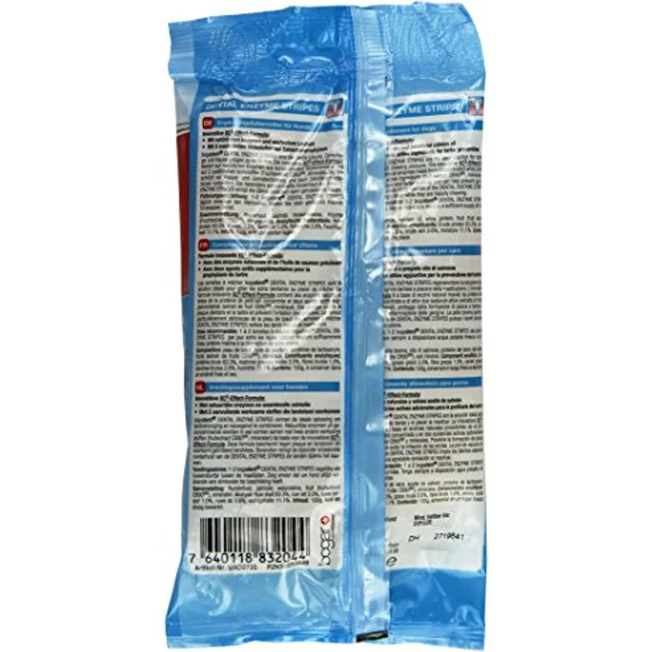 Bogar Bogadent Dental Enzyme Stripes Mini Hund, Zahnpflege für kleine Hunde, 90% Rindfleisch, 100 g – Bild 2
