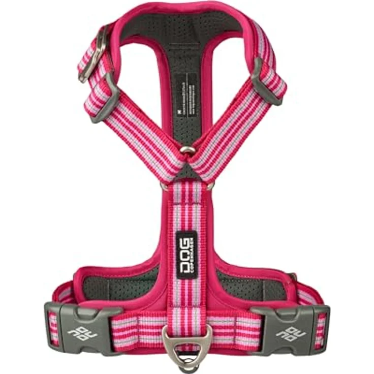 DOG Copenhagen Comfort Walk Air 3.0 Hundegeschirr, ergonomisches Welpengeschirr in Wild Rose, Größe S mit reflektierendem Besatz und zwei Leinenbefestigungen – Bild 3
