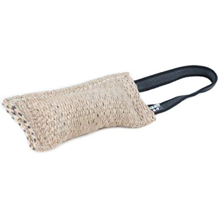 JULIUS K-9 Beisswurst aus Jute, 20 cm x 4 cm, robust mit Handschlaufe, Farbe der Schlaufe variabel – Bild 4