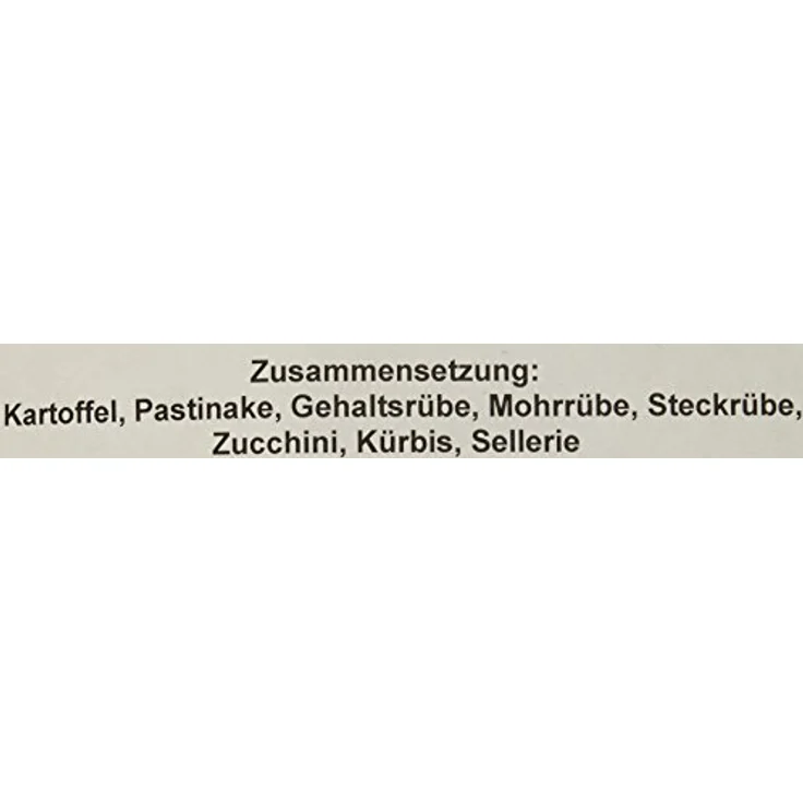 Lunderland Rübenmix 5 kg, Ergänzungsfuttermittel für Hunde und Katzen mit Kartoffel, Pastinake, Mohrrübe, Zucchini und Kürbis – Bild 4