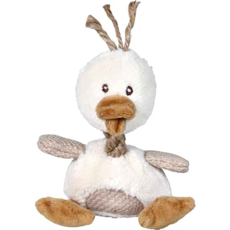 Trixie Ente Plüsch-Stoff 15 cm – Bild 2