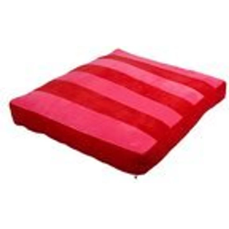 Coockoo Hundekissen Cozy Stripe, gemustert in rot/rosa, Größe M - 90x75x11 cm