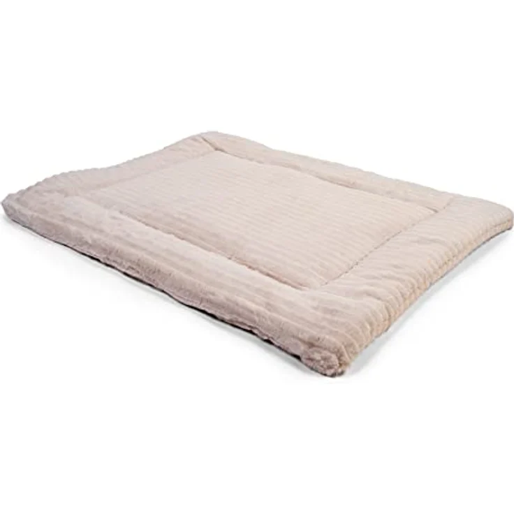TrendPet Harmony, gefütterte Hundedecke und Katzendecke mit 4cm weicher Füllung, waschbar bei 30 °C, Creme, 60x45cm – Bild 3
