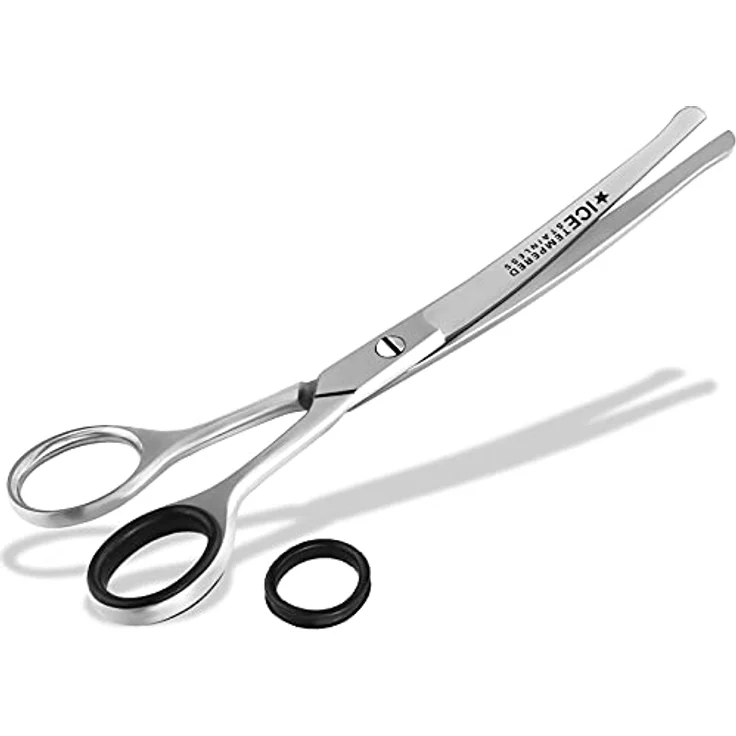 InstrumenteNrw Exklusive Fellschere Pfotenschere gebogen, 16 cm mit Mikroverzahnung für präzisen Schnitt – Bild 1