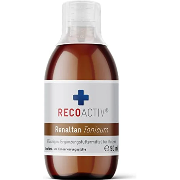 RECOACTIV Renaltan Tonicum für Katzen, 3 x 90 ml, Phosphatbinder zur Unterstützung der Nierenfunktion, Ergänzungsfuttermittel – Bild 5