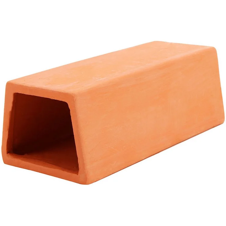 HOBBY Aquariendeko Catfish Corner 1 red, Brut- und Versteckhöhle aus gebranntem Ton, 6,5 x 5 x 15 cm