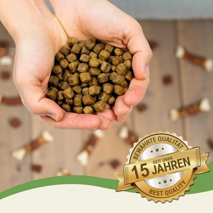 Lyra Pet Lecker.Pet® Paula's Adult Sensitive, 12 kg Hunde Trockenfutter mit Ente & Kartoffel, getreidefrei, vollwertige Ernährung für ausgewachsene Hunde – Bild 3