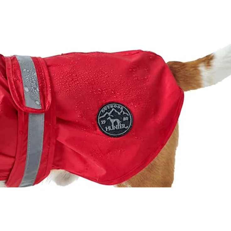 Hunter Hunde-Regenmantel Uppsala Rain rot 35 cm - Preisvergleich – Bild 8