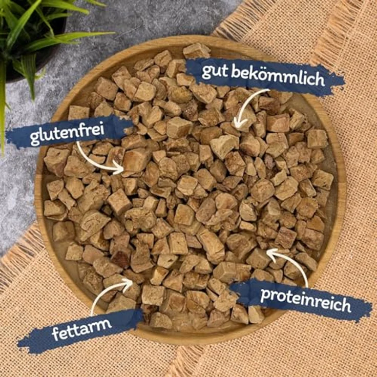 Lyra Pet® Entenleberwürfel gefriergetrocknet 200 g | Getreidefreier Snack für Hunde & Katzen, proteinreich & fettarm, ideal für Welpen, Kitten & Senioren – Bild 2