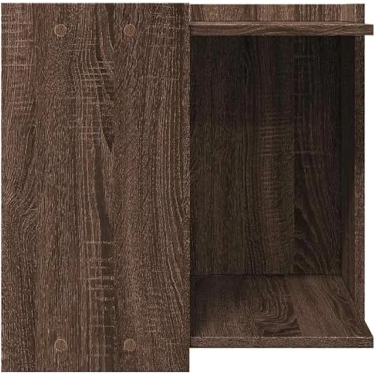 vidaXL Katzentoilette, Katzenklo Eichen-Optik 53x53x51 cm Holzwerkstoff, Braun – Bild 7