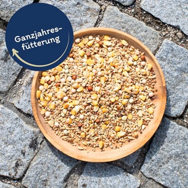 Lyra Pet® Taubenfutter Standardmischung, 10 kg, Vollwertiges Basisfutter für Jung- & Altvögel, mit lebensnotwendigen Mineralien und Spurenelementen, energiespendende Zutaten – Bild 3