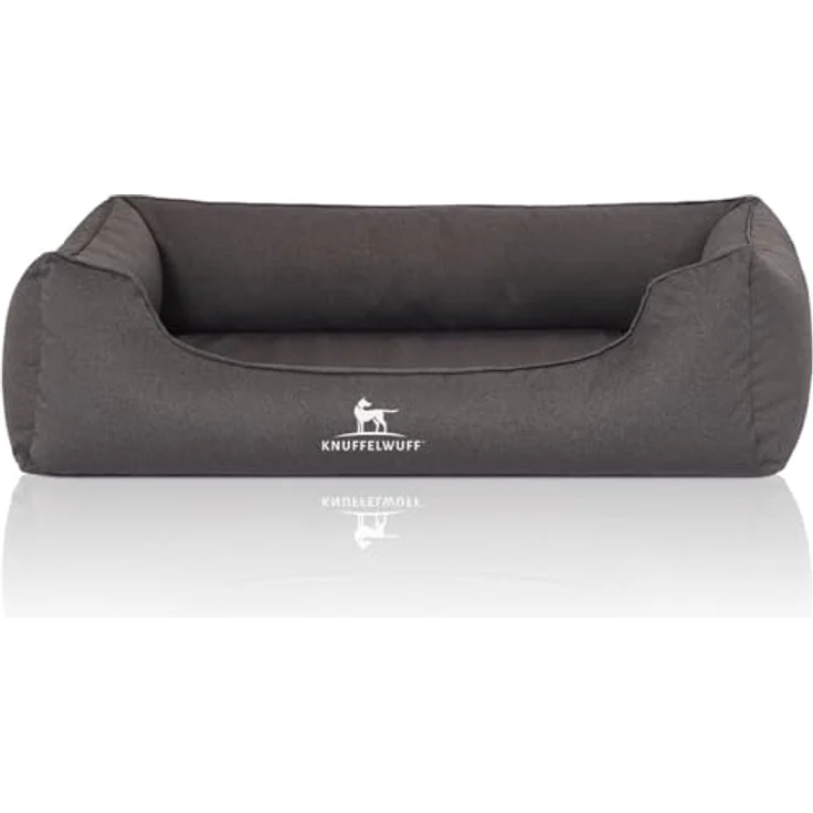 Knuffelwuff orthopädisches wasserabweisendes Hundebett Leon anthrazit XXXL – Bild 3