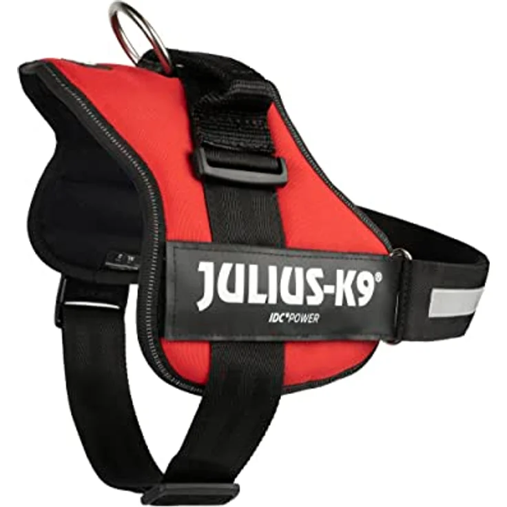 Julius-K9® Powergeschirr Gr. 0 bis XXL rot Gr. 2 (L-XL) – Bild 1