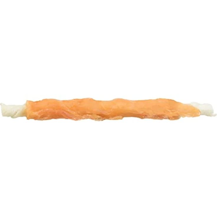 TRIXIE Denta Fun Chicken Chewing Rolls, Rinderhaut mit Hühnerfleisch, 17 cm, 3 Stück, glutenfrei – Bild 1