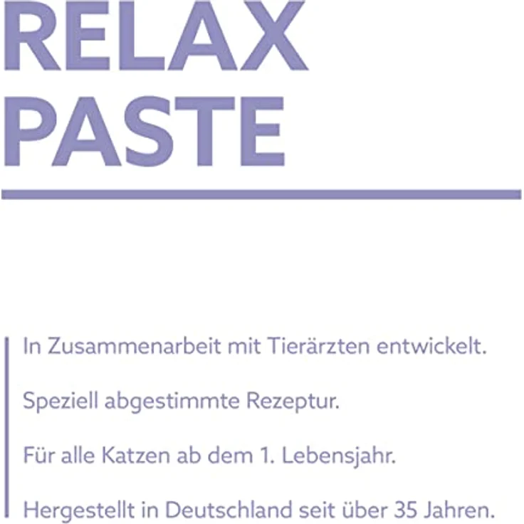 GimCat Relax Paste 50 g, Katzenfutter mit Eschscholtzienkraut, L-Tryptophan und Vitamin B-Komplex, laktosefrei und ohne Zusatzstoffe – Bild 6