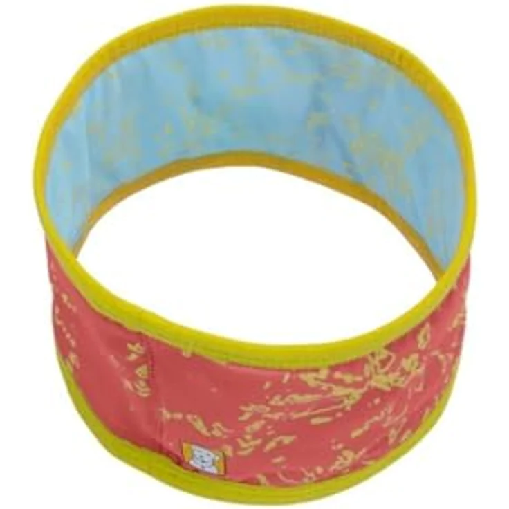 Ruffwear Swamp Cooler(TM) Neck Gaiter, Kühlschal für Hunde mit UV-Schutz 50+, Salmon Pink/Blue Mist, Größe XL – Bild 2