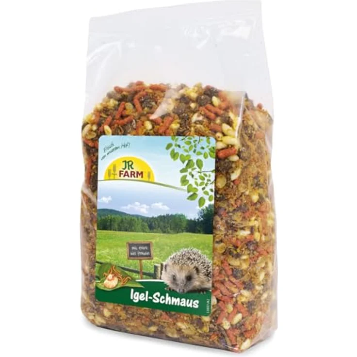 JR FARM Garden Igel-Schmaus, 500 g Alleinfuttermittel für Igel, 80% tierisches Protein, ohne künstliche Zusätze, Made in Germany – Bild 1