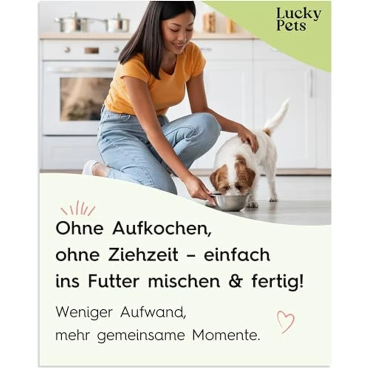 Lucky Pets Premium Magenpulver 275g, Ulmenrinde für Hunde, Made in Germany, sofort verzehrfertig, natürliche Rezeptur zur Unterstützung der Darmflora – Bild 2