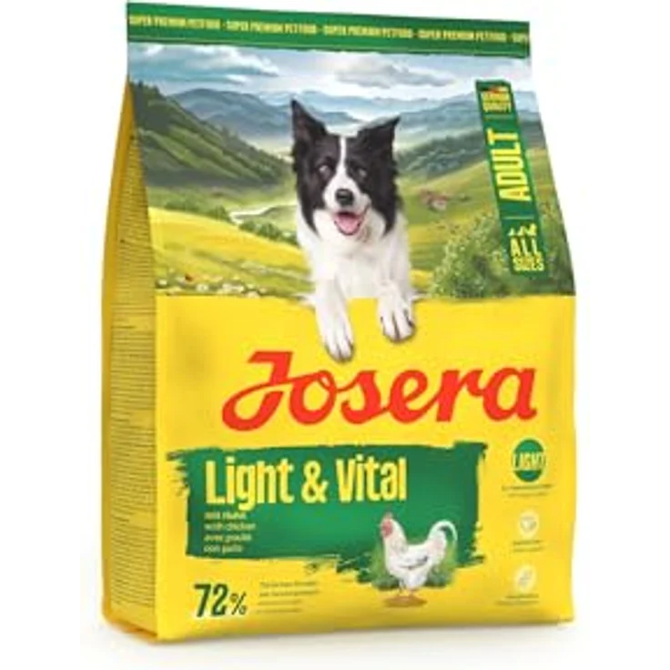 JOSERA Adult Light & Vital Huhn, Premium Trockenfutter für Hunde zur Gewichtskontrolle, 900 g, weizenfrei, leicht verdaulich, viel Protein, wenig Fett – Bild 3
