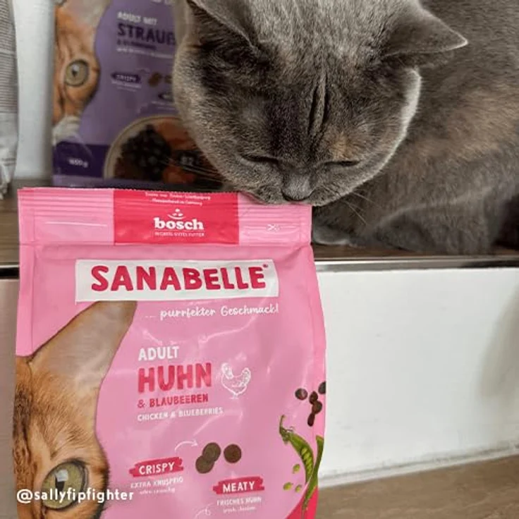 Sanabelle Trockenfutter Katze Adult Huhn, 2 kg - Hoher Fleischanteil, leicht verdaulich, reich an Proteinen, ohne Zucker und künstliche Zusatzstoffe – Bild 9