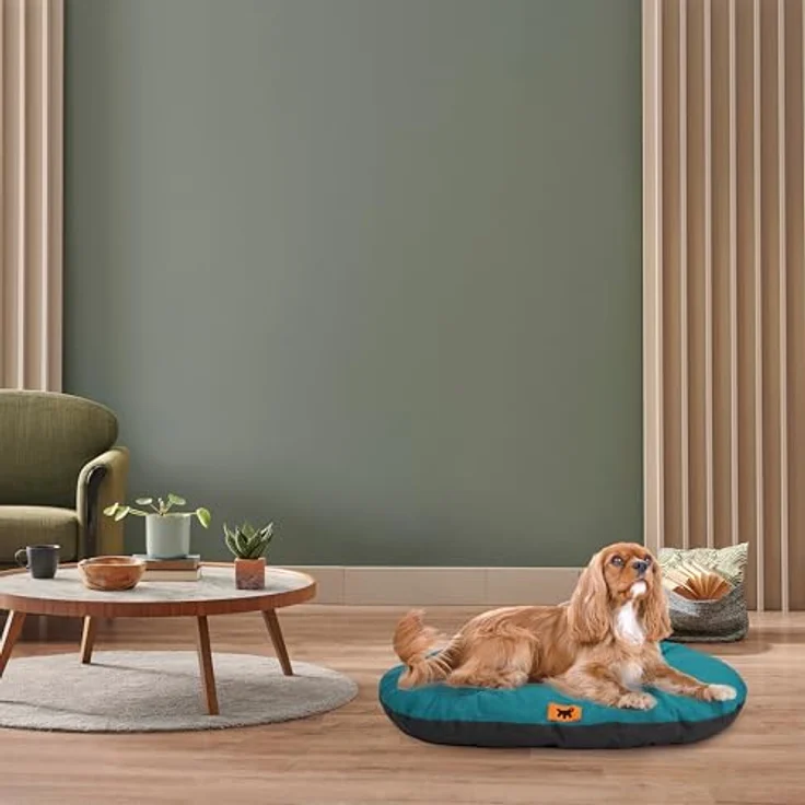 Ferplast Hundebett Relax, waschbares Baumwoll-Hundekissen mit weicher Polsterung, 65 x 42 cm, Ottanio – Bild 2