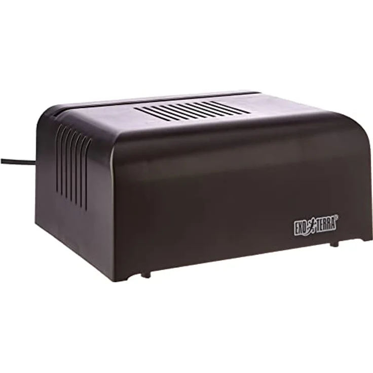 Exo Terra Compact Top, Terrarienabdeckung Nano mit Reflektor für 1 E27 Lampe, 20 x 9 x 15 cm, Schwarz – Bild 4