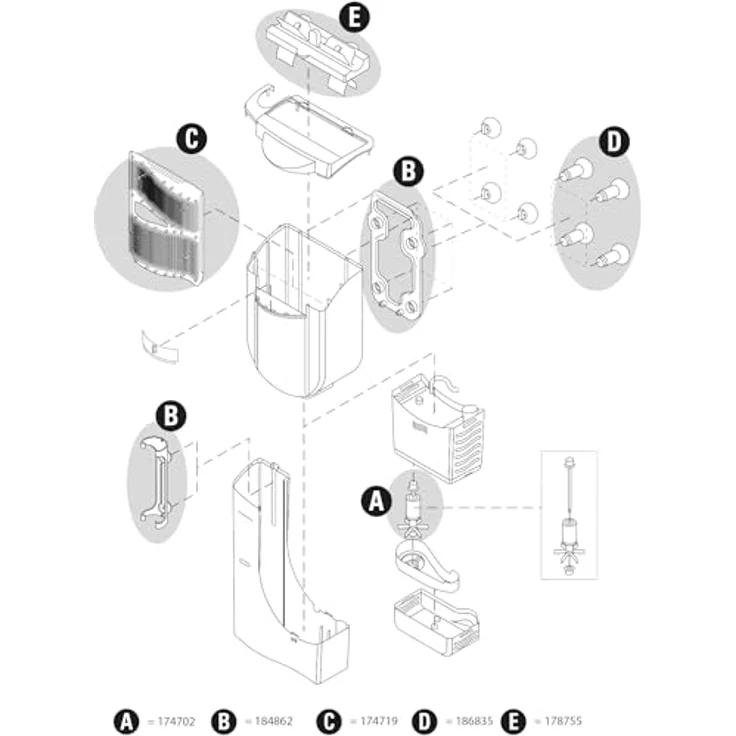 Tetra EasyCrystal Aquarium Filterbox 600, effektiver Filter für 50-150 L Aquarien, mit intensiver mechanischer, biologischer und chemischer Filterung für kristallklares Wasser – Bild 5