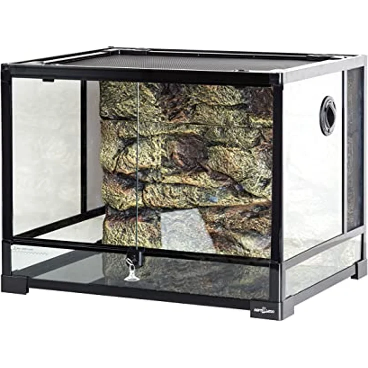 ReptiZoo Glasterrarium 60x45x45cm, zerlegbar mit Schwenktüre und einzigartiger Ventilation, verschickbar RK0107 – Bild 1