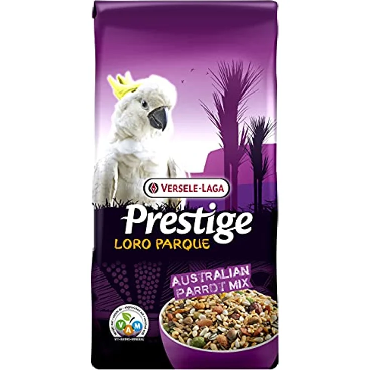 Versele Laga Prestige Loro Parque Australian Papagei Mix, angereicherte Samenmischung für Kakadus, 30 kg (2 x 15 kg) – Bild 1