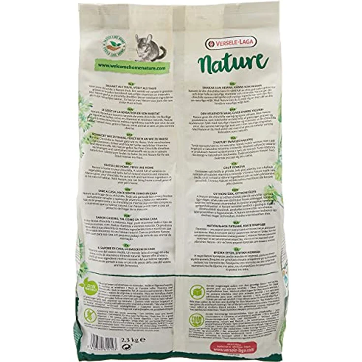 Versele-Laga Kleintierfutter für Chinchillas, getreidefreie Rezeptur mit Gemüse, 2,30 kg – Bild 2