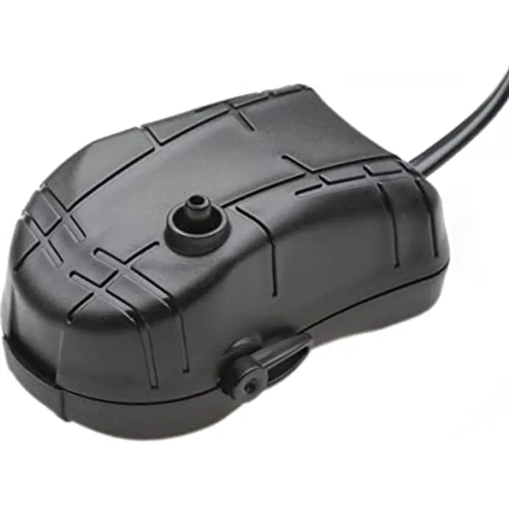 Aquael MINIBOOST 100, kompakte Luftpumpe mit stufenloser Leistungsanpassung, schwarz, 170 g