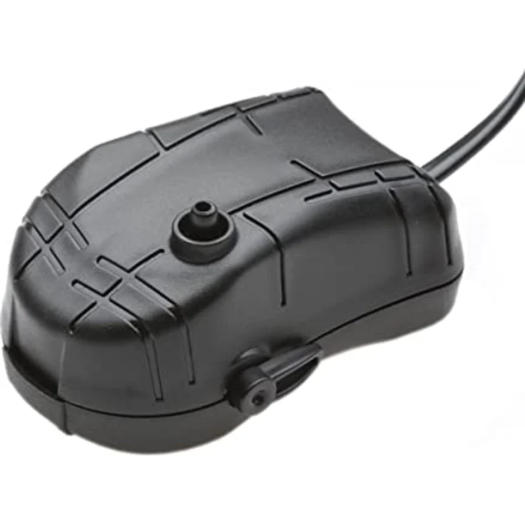 Aquael MINIBOOST 100, kompakte Luftpumpe mit stufenloser Leistungsanpassung, schwarz, 170 g – Bild 1