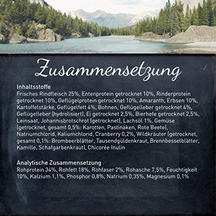 WILDES LAND Trockenfutter für Katzen Rind und Ente, 1,2 kg, getreidefreie Rezeptur, hoher Fleischanteil, in Deutschland zubereitet, hohe Akzeptanz, natürliche Zutaten – Bild 5