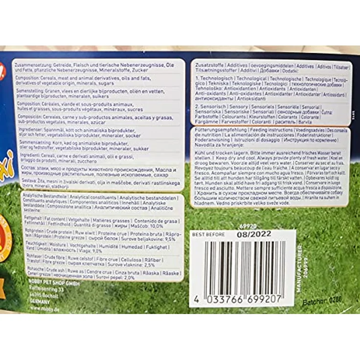 Nobby STARSNACK Cookies Duo Maxi, 1,3 kg Eimer für Hunde, ideal als Snack oder Belohnung – Bild 3