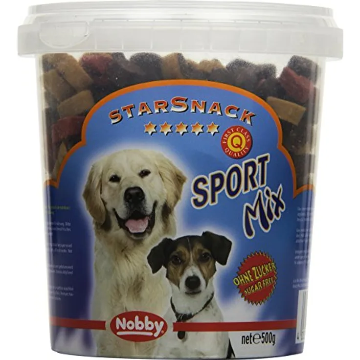 Nobby STARSNACK "Sport Mix", langlebiger Hundesnack, 500 g Dose