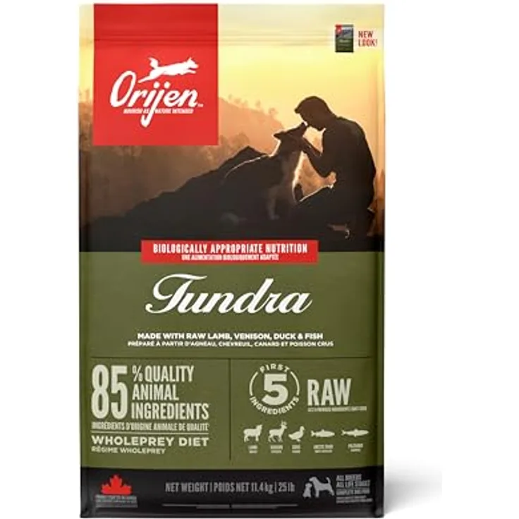 Orijen Tundra, Hundefutter mit 60% frischem Fleisch, 11,4 kg