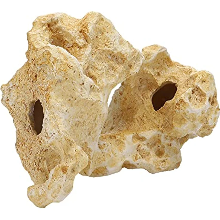 Dohse Cavity Stone 3, Aquarium Dekoration, 31x18x16 cm, natürliche Steinoptik – Bild 3