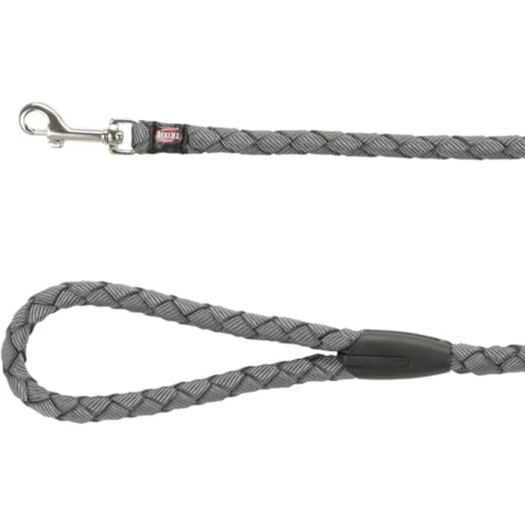 TRIXIE Hundeleine Cavo L–XL, 1,00 m ø 18 mm, grafit - Kurze Führleine für große bis sehr große Hunde mit stabilem Bolzenhaken und Handschlaufe – Bild 2