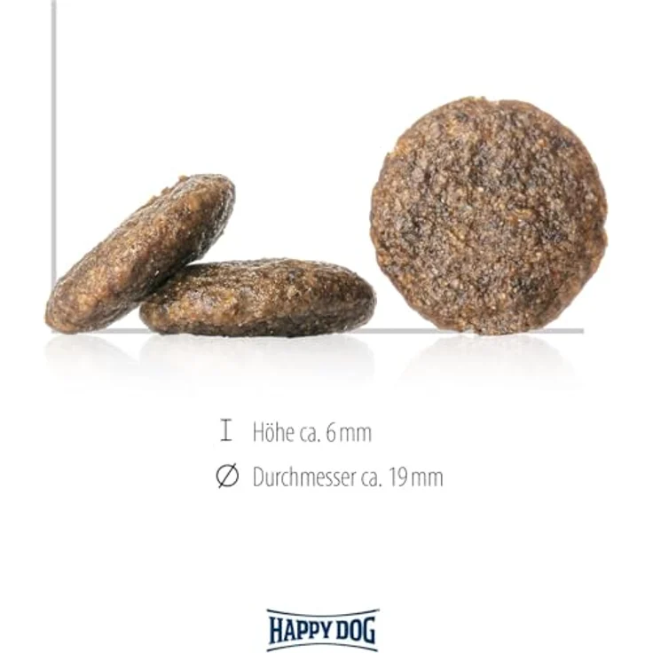 Happy Dog Sensible Africa Strauß, Hunde-Trockenfutter für ausgewachsene Hunde, 1 kg, ohne Getreide, mit Single Protein Strauß und glutenfreier Kartoffel – Bild 3