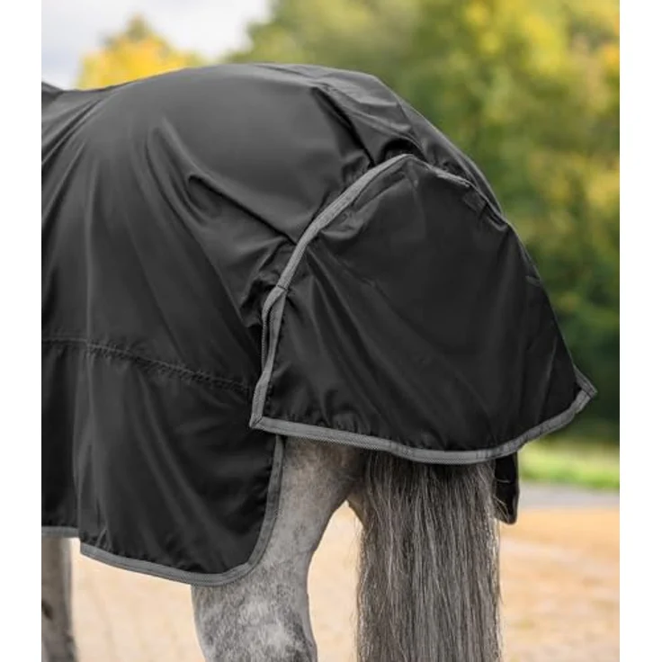 WALDHAUSEN Economic Regendecke, schwarz, 420-Denier-Polyester, wasserdicht, atmungsaktiv, 115 cm – Bild 5