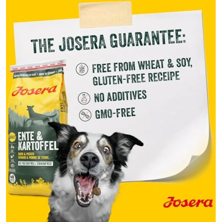 Josera Adult Duck & Potato, Trockenfutter für Hunde mit 75 % tierischem Protein, 12,5 kg, unterstützt das Immunsystem und sorgt für schönes Fell – Bild 5